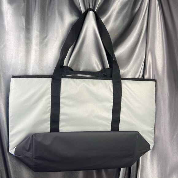 Member's Mark Dual Carry Insulated Shopper‎ Bag 10 Gallon Leak Proof Blue Gray - Picture 5 of 11